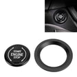 Car Engine Start Key Push Button Ring Trim Metal Sticker Decoration for Cadillac CT5 CT4 XT4 XT6 / Chevrolet Silverado (Black) - Decoration Rings by PMC TechLife | Online Shopping South Africa | PMC TechLife | Buy Now Pay Later Mobicred