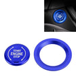 Car Engine Start Key Push Button Ring Trim Metal Sticker Decoration for Cadillac CT5 CT4 XT4 XT6 / Chevrolet Silverado (Blue) - Decoration Rings by PMC TechLife | Online Shopping South Africa | PMC TechLife | Buy Now Pay Later Mobicred