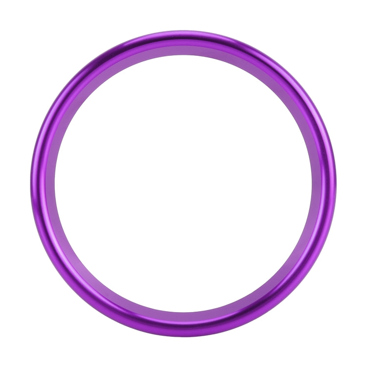 4 PCS Car Metal Air Outlet Decorative Outside Ring for Audi A3 / S3 / Q2L (Purple)