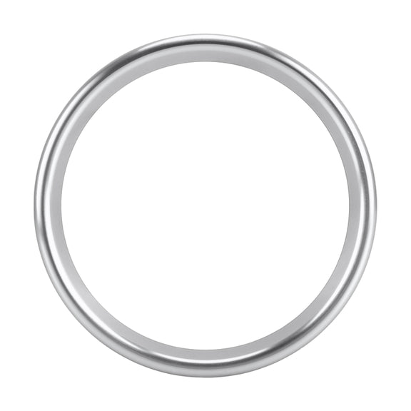 4 PCS Car Metal Air Outlet Decorative Outside Ring for Audi A3 / S3 / Q2L (Silver)