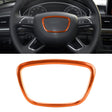 Car Auto Steering Wheel Ring Cover Trim Sticker Decoration for Audi (Orange) - Decoration Rings by PMC TechLife | Online Shopping South Africa | PMC TechLife | Buy Now Pay Later Mobicred