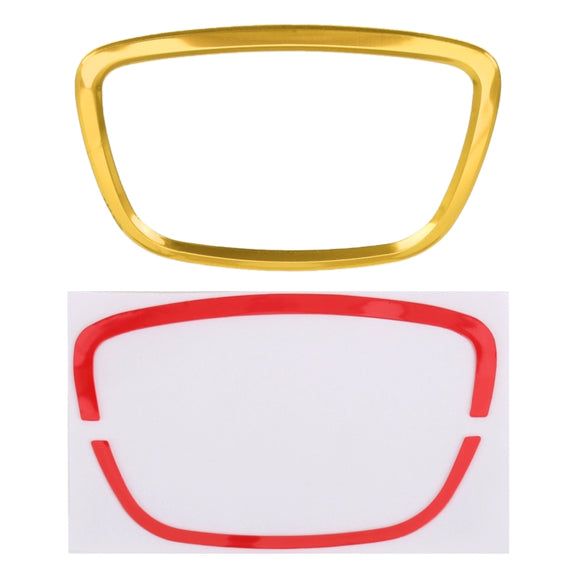 Car Auto Steering Wheel Ring Cover Trim Sticker Decoration for Audi (Gold)