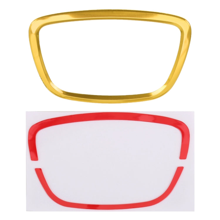Car Auto Steering Wheel Ring Cover Trim Sticker Decoration for Audi (Gold)