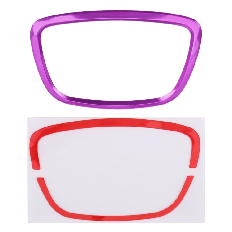 Car Auto Steering Wheel Ring Cover Trim Sticker Decoration for Audi (Purple)