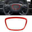 Car Auto Steering Wheel Ring Cover Trim Sticker Decoration for Audi (Red) - Decoration Rings by PMC TechLife | Online Shopping South Africa | PMC TechLife | Buy Now Pay Later Mobicred