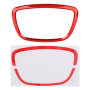 Car Auto Steering Wheel Ring Cover Trim Sticker Decoration for Audi (Red)
