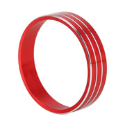 Car Metal Air Conditioner Knob Case for Mitsubishi ASX (Red)