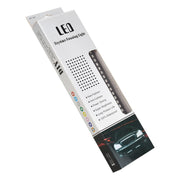 155mm DC12-24V / 2.2W Motorcycle LED Dynamic Blinker Side Lights Flowing Water Brake Lamp Turn Signal Light, Cable Length: 1m