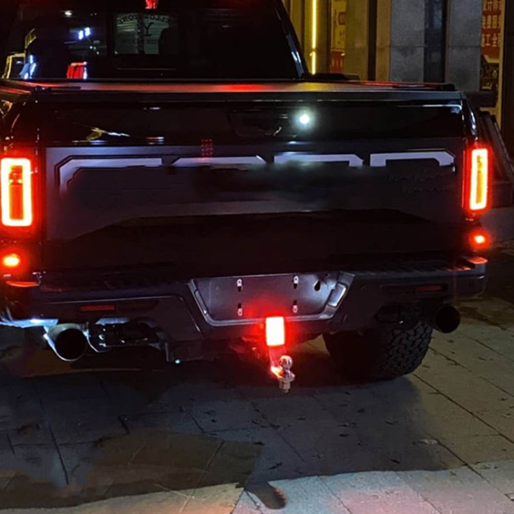DC12V 1W Car Square Highlight Brake Lights Reversing Light with 15LEDs SMD-3528 (Transparent)