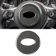 Car Carbon Fiber Steering Wheel Decorative Sticker for Subaru BRZ 2013-2017, Left and Right Drive Universal (Black) - Car Interior Mouldings by PMC Jewellery | Online Shopping South Africa | PMC Jewellery | Buy Now Pay Later Mobicred