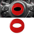 Car Carbon Fiber Steering Wheel Decorative Sticker for Subaru BRZ 2013-2017, Left and Right Drive Universal (Red) - Car Interior Mouldings by PMC Jewellery | Online Shopping South Africa | PMC Jewellery | Buy Now Pay Later Mobicred
