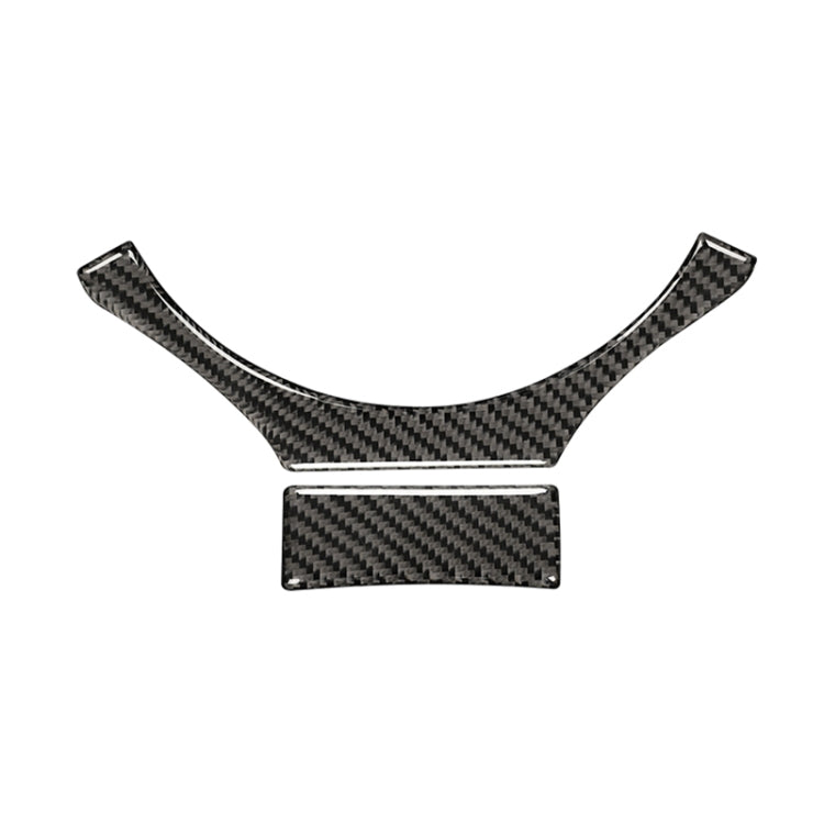 Car Carbon Fiber Steering Wheel Decorative Sticker for Lexus IS250 2013-, Left Drive