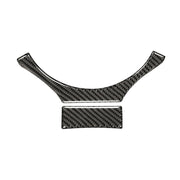 Car Carbon Fiber Steering Wheel Decorative Sticker for Lexus IS250 2013-, Left Drive