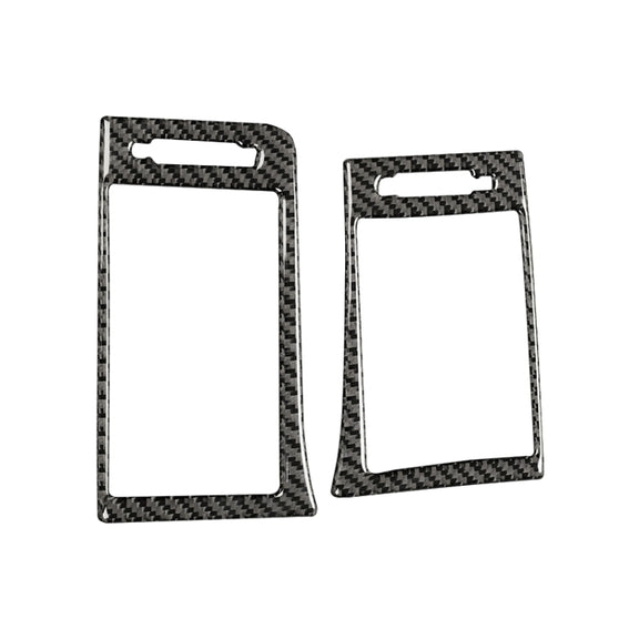 Car Carbon Fiber Left and Rght Air Outlet Decorative Sticker for Lexus IS250 2013-, Left Drive