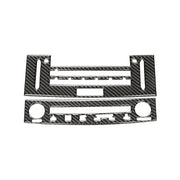 Car Carbon Fiber Air Conditioning CD Panel Decorative Sticker for Lexus IS250 2013-, Left Drive