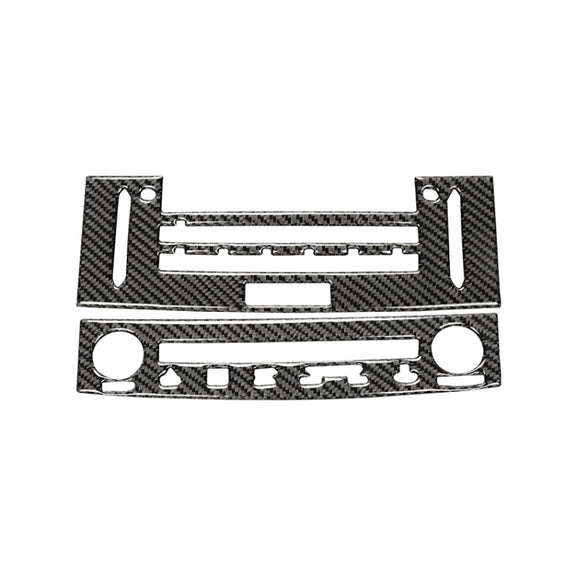 Car Carbon Fiber Air Conditioning CD Panel Decorative Sticker for Lexus IS250 2013-, Left Drive