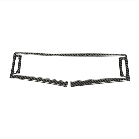 Car Carbon Fiber Central Control Air Outlet Decorative Sticker for Lexus IS250 2013-, Left Drive