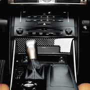 Car Carbon Fiber Central Control Panel Decorative Sticker for Lexus IS250 2013-, Left Drive A Style