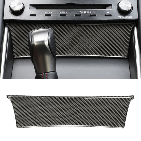 Car Carbon Fiber Central Control Panel Decorative Sticker for Lexus IS250 2013-, Left Drive B Style