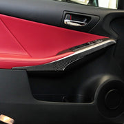 Car Carbon Fiber Door Decorative Strip for Lexus IS250 2013-, Left Drive