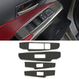 Car Carbon Fiber Window Glass Lifting Panel Button Decorative Sticker for Lexus IS250 2013-, Left Drive A Style - Car Interior Mouldings by PMC TechLife | Online Shopping South Africa | PMC TechLife | Buy Now Pay Later Mobicred