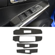 Car Carbon Fiber Window Glass Lifting Panel Button Decorative Sticker for Lexus IS250 2013-, Left Drive B Style - Car Interior Mouldings by PMC TechLife | Online Shopping South Africa | PMC TechLife | Buy Now Pay Later Mobicred