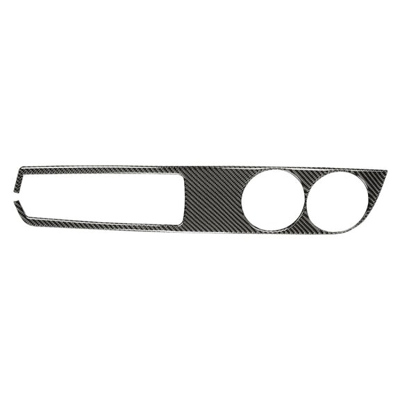 Car Carbon Fiber Water Cup Holder Panel Decorative Sticker for Lexus IS250 2013-, Left Drive