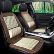 Car Seat Covers Summer Cool Imitation Wooden Beads Ventilation Breathable Seat Cushion(Beige) - Seat Accessories by PMC TechLife | Online Shopping South Africa | PMC TechLife | Buy Now Pay Later Mobicred