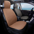 Car Four Seasons Linen Fabric Front Seat Cushion (Beige) - Seat Accessories by PMC Jewellery | Online Shopping South Africa | PMC Jewellery | Buy Now Pay Later Mobicred