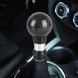 Universal Car Pressable Telescopic Carbon Fiber Gear Head Gear Shift Knob, Length: 9.5cm (Black) - Shift Knob by PMC TechLife | Online Shopping South Africa | PMC TechLife | Buy Now Pay Later Mobicred