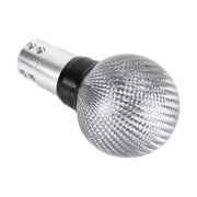 Universal Car Pressable Telescopic Carbon Fiber Gear Head Gear Shift Knob, Length: 9.5cm (Silver)