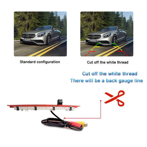 PZ468 Car Water-resistant 170 Degree Brake Light View Camera for Mercedes-Benz Vito 2016