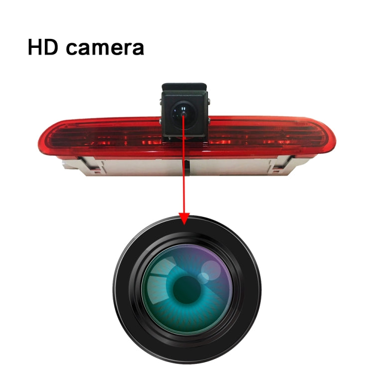 PZ472 Car Water-resistant 170 Degree Brake Light View Camera for Fiat / Opel