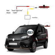 PZ472 Car Water-resistant 170 Degree Brake Light View Camera for Fiat / Opel