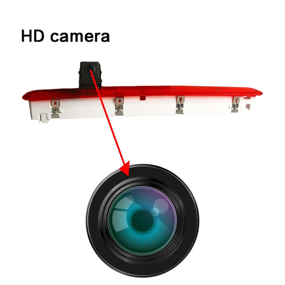 PZ473 Car Water-resistant 170 Degree Brake Light View Camera for Volkswagen T6 Single Door