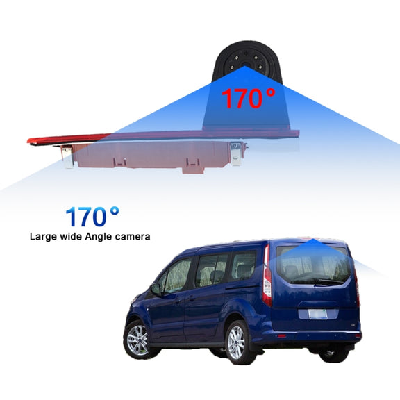 PZ477 Car Water-resistant 170 Degree Brake Light View Camera for Ford Transit Custom