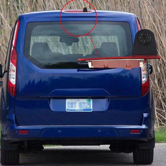 PZ477 Car Water-resistant 170 Degree Brake Light View Camera for Ford Transit Custom