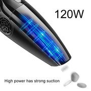Eighth Generation Car Vacuum Cleaner 120W Wet and Dry Dual-use Strong Suction(Orange)