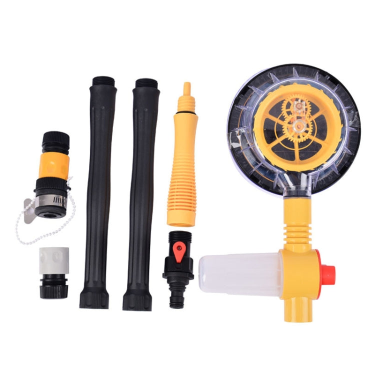 Car Cleaning Tools Chenille Automatic Rotating Car Wash Brush, Style: Water Brush + 10m Water Pipe