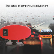 12V Portable Car Electric Heater Winter Defroster Cable Length: 1.4m (Grey)