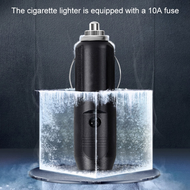 Car 12V Portable Inflatable Cylinder Pedal Digital Display Air Pump with Light
