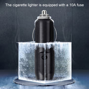 Car 12V Portable Inflatable Cylinder Pedal Pointer Air Pump with Light & Tool Box