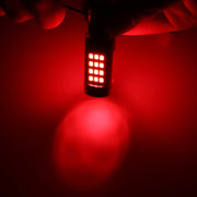2 PCS 7443 DC12V / 2.2W Car Strobe Brake Lights with 42LEDs SMD-2835 Lamps(Red Light)