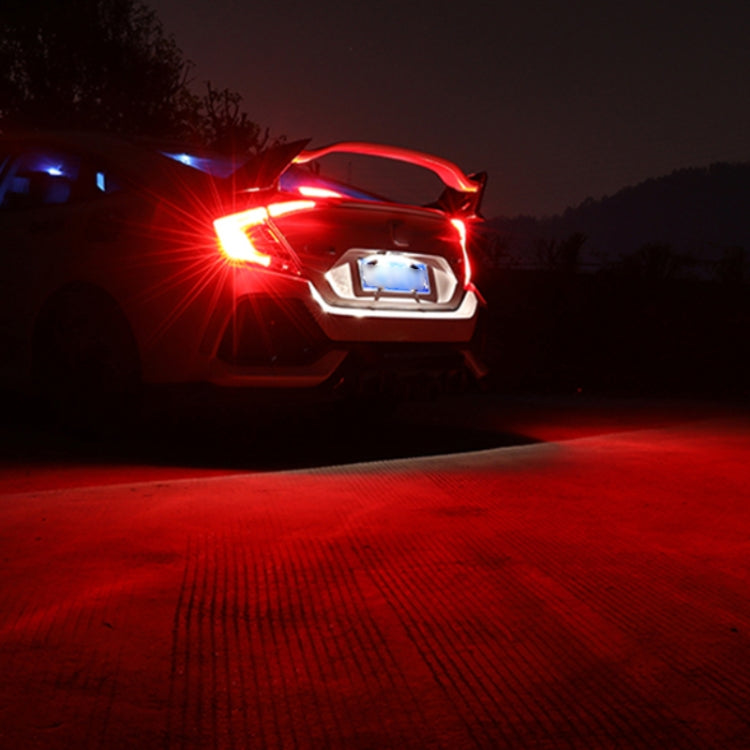 2 PCS 7443 DC12V / 2.2W Car Strobe Brake Lights with 42LEDs SMD-2835 Lamps(Red Light)