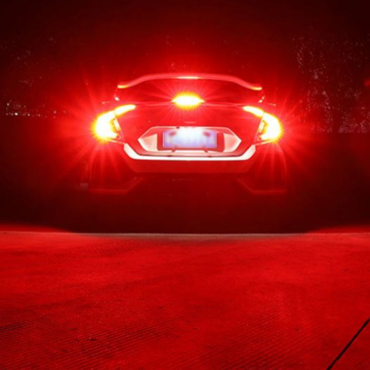 2 PCS 7443 DC12V / 2.2W Car Strobe Brake Lights with 42LEDs SMD-2835 Lamps(Red Light)