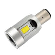 BA20D DC12-80V / 20W / 6000K / 2000LM Motorcycle Headlight with Angel Eyes (Blue) - Headlights by PMC Jewellery | Online Shopping South Africa | PMC Jewellery | Buy Now Pay Later Mobicred