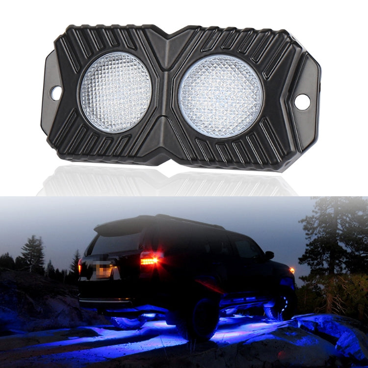 18W DC 12-24V 1.2A LED Double Row Car Bottom Light / Chassis Light / Yacht Deck Atmosphere Light (Blue Light)