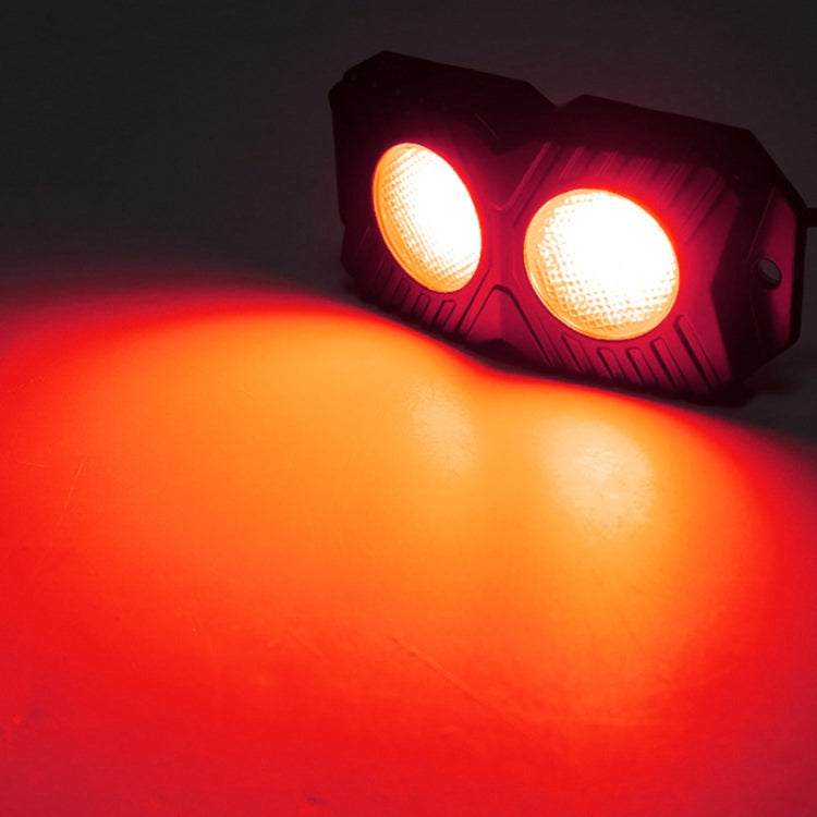 18W DC 12-24V 1.2A LED Double Row Car Bottom Light / Chassis Light / Yacht Deck Atmosphere Light (Red Light)