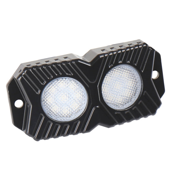 18W DC 12-24V 1.2A LED Double Row Car Bottom Light / Chassis Light / Yacht Deck Atmosphere Light (White Light)