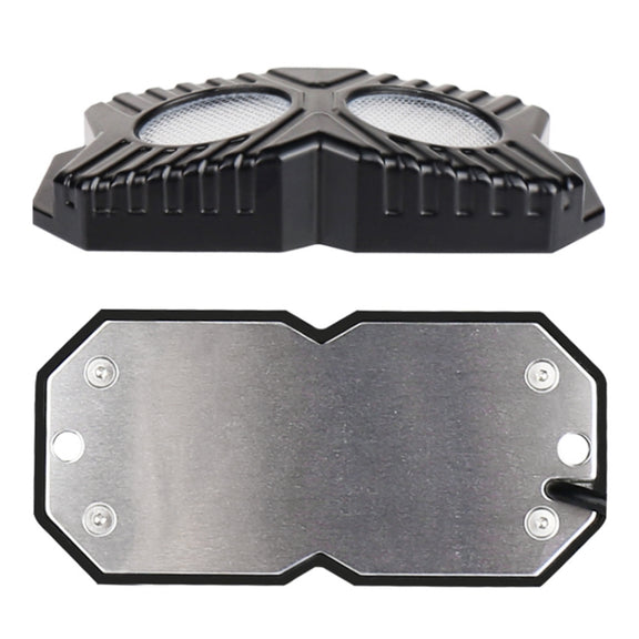 18W DC 12-24V 1.2A LED Double Row Car Bottom Light / Chassis Light / Yacht Deck Atmosphere Light (Yellow Light)